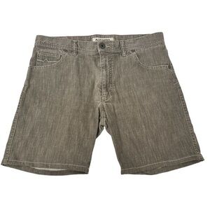 MEN'S ALBERTO MODERN FIT 680 STONE JEAN SHORTS  LUXURY WAIST 35‎ (1701)